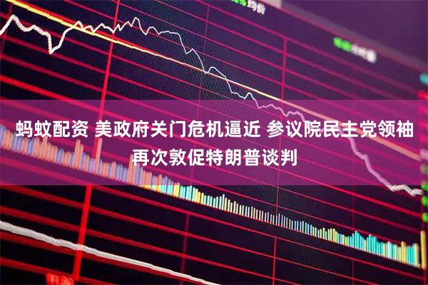 蚂蚊配资 美政府关门危机逼近 参议院民主党领袖再次敦促特朗普谈判
